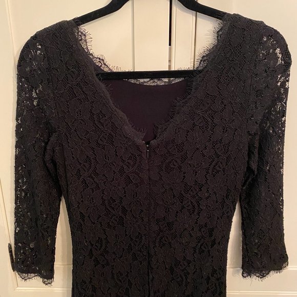 *NOT FOR SALE/SOLD* Aritzia Babaton Black Lace Dress (Sz 2) - Picture 2 of 4